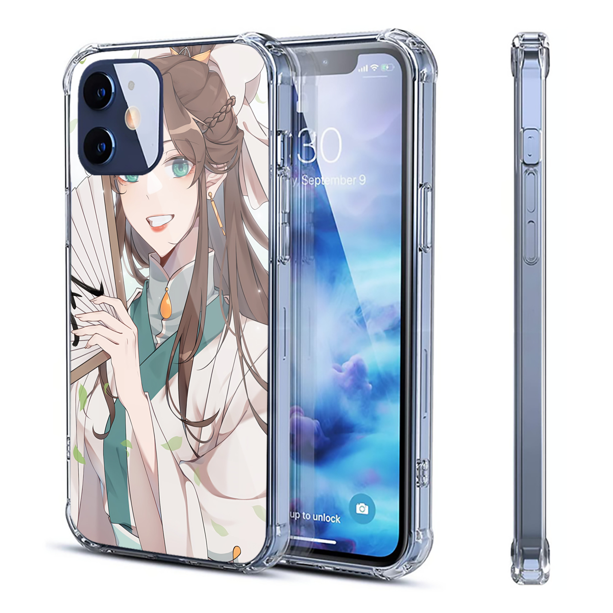 （画像用） 刀剣乱舞 Touken Ranbu 【iPhone 12シリーズ対応】透明スマホケース（クリアソフトケース）